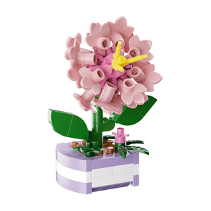 Bloques de Construcción de Plantas y Flores en Maceta, 400-800 Piezas, Juguete de Ensamblaje y Desensamblaje DIY, Diseño Zen Asiático para Decoración - Product Image 5