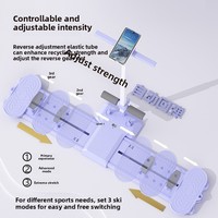 Planche de Pilates pliable multifonction améliorée en PVC pour exercices abdominaux et entraînement du tronc à domicile, unisexe