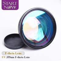 Lentille de balayage Startnow F-theta 355 lentille de champ Laser UV pour fil M85 YAG Machine de marquage Laser à Fiber pièce de système Galvo