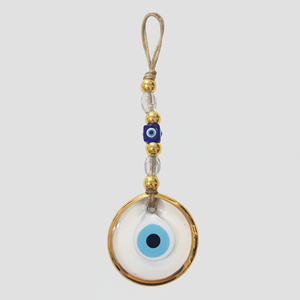 Cadre Or Evil Eye Verre Transparent Décoration Maison 9X23 cm - Product Image 2