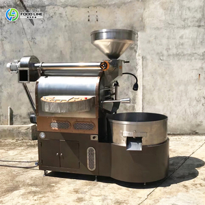 Máquina Automática Eléctrica para Tostar Granos de Café, Tostador <span class=keywords><strong>Industrial</strong></span> de Granos de Café con Aire Caliente a Gas Natural en <span class=keywords><strong>Venta</strong></span> - Product Image 3