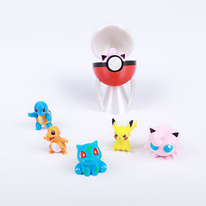 Vashine 3D Imprimé Charmander Coloré PLA Pikachu Action Anime Porte-clés Figure En Plastique Flexible Jouets pour Poke Ball Décoration - Product Image 2