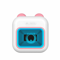 Printer Termal Mini Portabel M10, Printer Stiker Nirkabel, Hadiah Ulang Tahun yang Sempurna untuk Pelajar