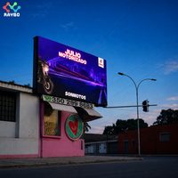 Écran LED extérieur RAYBO P10 grand format pour la publicité, grand écran numérique IP65, panneau LED extérieur, panneau d'affichage LED de rue