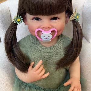 Muñeca Reborn NPK de 55 cm, Muñeca de Silicona con Trenzas para Niños de 4 a 6 Años - Product Image 4