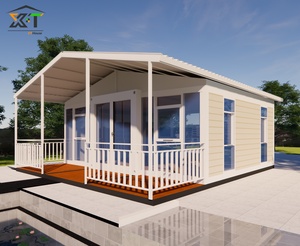<span class=keywords><strong>Casa</strong></span> Prefabricada Plegable y Expandible de 20 pies/40 pies, Contenedor Vivienda Prefabricada, <span class=keywords><strong>Casa</strong></span> Móvil Pequeña de 2, 3 o 4 Dormitorios con Terraza y Solárium de Cristal - Product Image 2
