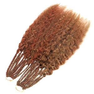 Goddess Box Trenzas Cabello de ganchillo con extremos rizados 22 pulgadas Bohomia Box Trenzas - Product Image 3