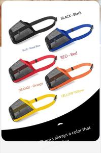 친환경 플라스틱 대형견용 입마개 조절 가능한 디자인 사고적인 섭취 방지 짖음 방지 통기성 야외 안전 - Product Image 4