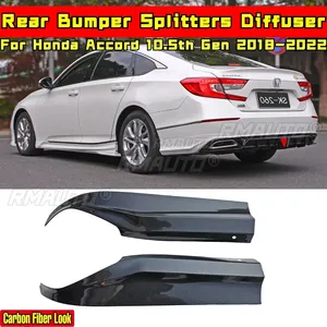 Kit carrosserie pour Honda Accord 10,5e génération 2018-2022, séparateurs de pare-chocs arrière, diffuseur, protection de pare-chocs noir brillant, accessoires de voiture - Product Image 3