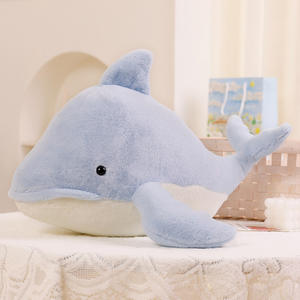 ตุ๊กตาสัตว์-ปลอบโยนคู่หู-สัตว์ทะเลของเล่นนุ่มพิเศษ-45ซม. มี2สีปลาโลมาเหมือนจริง - Product Image 6