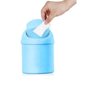 Sáng Tạo Máy Tính Để Bàn Nhỏ Thùng Rác Hộ Gia Đình Nhà Bếp Lắc Nắp Thùng Rác Nhỏ Lon Thông Tư Nhựa Thùng Rác - Product Image 4