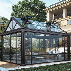 Salle de luxe en aluminium vitré Salle de soleil quatre saisons pour piscine et <span class=keywords><strong>jardin</strong></span> extérieur - Product Image 1