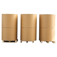 Papier siliconeux en rouleau jumbo, prix avantageux, taille personnalisable, couleurs blanc/jaune/bleu