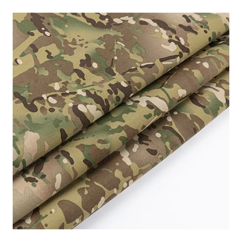 1000D Multicam Anti infrarossi Anti strappo Camouflage Cordura 100% Nylon rivestito in PU tessuto tattico