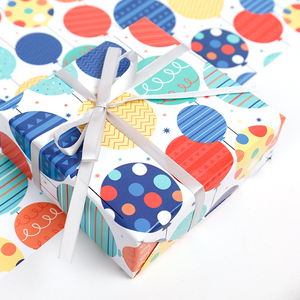 Haute qualité en gros 80g 43*300cm papier d'emballage d'anniversaire papier d'emballage cadeau - Product Image 4