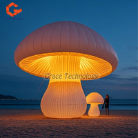 Gonflable Pâques Décoration Champignon Ballon Fête De Mariage Champignon Décoration Gonflables pour La Publicité