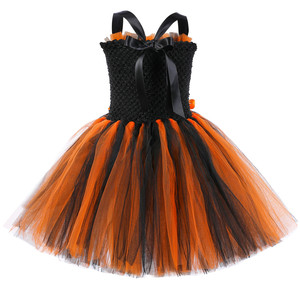Disfraz <span class=keywords><strong>de</strong></span> <span class=keywords><strong>Bruja</strong></span> LED con Sombrero para Niñas, Tutú Naranja 100% Poliéster, Inspirado en TV y Cine - Product Image 2