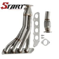 Collecteur d'échappement pour Ford Fiesta MK6 ST 150 2.0 2004-2008 Duratec HE, système d'échappement haute performance avec downpipe