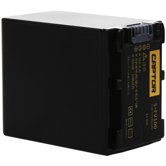 Extra High Capacity 3900mAh 7.2V Rechargeable Li Ion Camcorder Battery NP FV100 for Sony Handycam FDR AX53 AX700