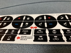 Repuesto de Control de Clima, Piezas Interiores, Adhesivo para Botón de Aire Acondicionado en el Tablero para Tahoe, Suburban, Avalanche, Silverado, Yukon - Product Image 5