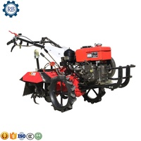 360หมุนเวียน Handgrip ไถนาไฟฟ้า/มือ Tractorr/ ฟาร์ม Hilling รถแทรกเตอร์สำหรับขายที่มีตีนตะขาบ