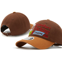 Op maat gemaakte geborduurde luipaard sportieve letter baseball caps 100% katoen verstelbaar voor streetwear merken Koreaans geïnspireerde zomerhoeden