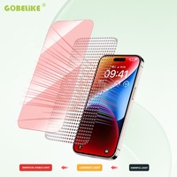 Lot de films de protection d'écran en verre trempé pour iPhone 18 17 16 15 Pro Max Plus Air, installation facile