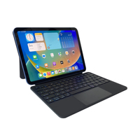 Étui clavier rétroéclairé RGB magnétique USB-C sans fil flottant pour iPad 10e génération 10,9 pouces avec support cantilever et clavier séparé – Nouveau