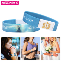 Nueva llegada diario verso de la Biblia pulsera duradera poliéster RFID NFC elástico pago pulsera