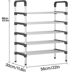 Simple Multi-layer Adjustable Shoe Racks With Saves Space
