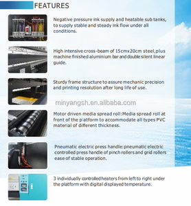 INFINITI FY-5300GT têtes d'impression Alpha extra larges 5300MM bannière de voiture, bannière de <span class=keywords><strong>plafond</strong></span>, film de bâche, machine d'impression numérique - Product Image 2