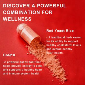 Arroz de Levadura Roja con Suplemento de CoQ10, Fórmula Saludable Avanzada para Hombres y Mujeres, Suplemento Dietético, Cápsulas de Arroz de Levadura Roja - Product Image 3