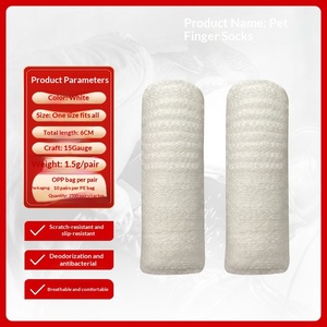 Cepillo de Dientes de Algodón para Mascotas, Cubre Dedos para <span class=keywords><strong>Perros</strong></span> y Gatos, Herramienta de <span class=keywords><strong>Limpieza</strong></span> Dental con Eliminación de Sarro y Cálculos, Suministros de Cuidado <span class=keywords><strong>Bucal</strong></span> - Product Image 6