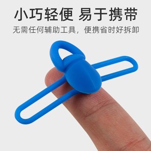 Ztc522 Hameçon de leurre en silicone à attache rapide pour canne de surf, accessoires de pêche, sans hameçons, non imprimé - Product Image 5