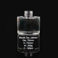 Diffuseur de parfum d'ambiance de luxe à bâtonnets, huile essentielle, coffret cadeau, flacon en verre avec bouchon à vis