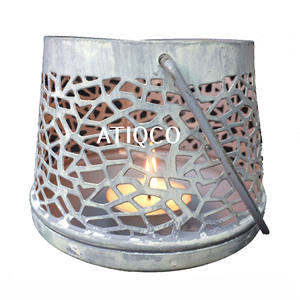 Lo último en votiva de hierro verde elegante con asa para eventos especiales, decoración con luz en T, diseño maravilloso, tarro de vela de tamaño personalizado - Product Image 6