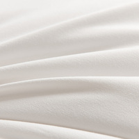 Ensemble de literie couette uni blanc couleur unie 5 étoiles hôtel qualité élastique ensemble de draps à poches profondes