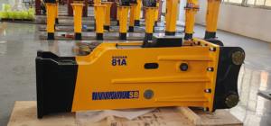 Martillo hidráulico SB81A tipo caja SOOSAN con acumulador para excavadoras de 18-26 toneladas con caja de herramientas de repuesto. - Product Image 6