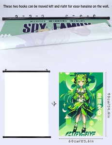 Stampa Poster con motivo personalizzato con motivo <span class=keywords><strong>Anime</strong></span> 35.4 di pittura a tessuto \ "X 23.6 \" pergamena appesa a parete per carta Offset decorazione camera da letto per casa ufficio - Product Image 2