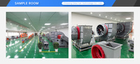 Ventilateur centrifuge 90W 220V pour chaudière, foyer, poêle à bois - Moteur AC pour construction et restaurant - Options de montage sur conduit
