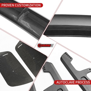 สำหรับเชฟโรเลต คอร์เวทท์ Z06 C8 อัพเกรดเป็นสปอยเลอร์หลังคาร์บอนไฟเบอร์แห้งสไตล์ Ver พร้อมชุดแต่งแอโร อัพเกรด ขายส่ง - Product Image 2
