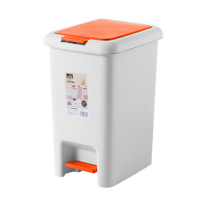 Yitsunhao Rectangular Trash Can 10L Pedal Indoor Kitchen Bathroom Waste <b>Bin</b> - Product Image 2