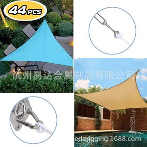 Boucle à trois trous en acier inoxydable Eda 304 25 mm pour accessoires de tente - Product Image 4