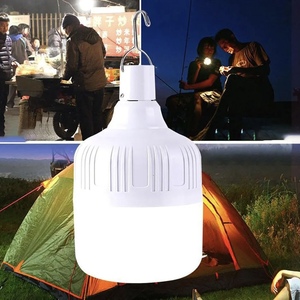 مصابيح LED قابلة لإعادة الشحن للاستخدام الخارجي في التخييم، مقاومة للماء، للإضاءة في حالات الطوارئ، للاستخدام الخارجي باللون الأبيض - Product Image 3