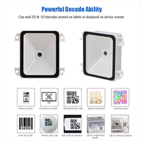 2D barkod tarayıcı USB QR barkod okuyucu USB RS232 TTL arayüzü Kiosk küçük sabit monte barkod makinesi QR barkod okuyucu