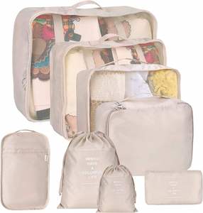 6 Set Packing Cubes Travel Luggage Packing Organizers Set <b>Compression</b> Storage Shoe <b>Bag</b> Clothing Underwear <b>Bag</b> - Product Image 4