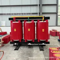 Transformador de tipo seco trifásico-SCB 15KV 11KV Entrada 220/380V Salida 50/60Hz Bobina toroidal Fabricante de exportación
