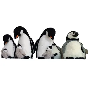 Simulation South Pole Cute Penguin Plush Doll Baby Parent Stuffed Animal Toys For Decoration