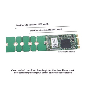 2230~2242 및 2230~80 사이즈용 M.2 NVME/NGFF 솔리드 스테이트 드라이브 확장 보드 브래킷 - Product Image 5