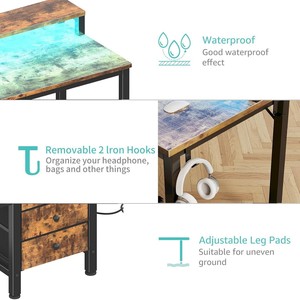Customized cross-border multifunctional <b>computer</b> <b>desk</b>, simple home desktop gaming <b>desk</b>, floor-standing student writing <b>desk</b> - Product Image 4